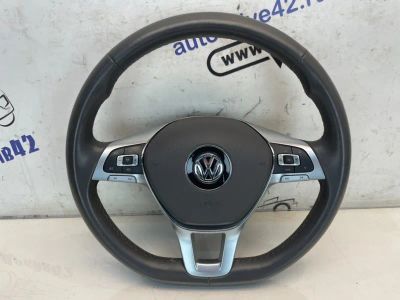 Лот: 23360708. Фото: 1. руль Volkswagen Touareg CR7. Двигатель и элементы двигателя