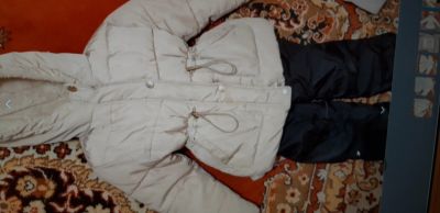 Лот: 24907872. Фото: 1. Пуховик Zara для девочки (есть... Брюки, шорты, джинсы