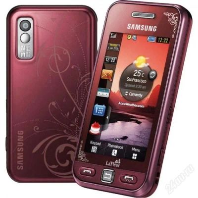 Лот: 2152530. Фото: 1. Samsung GT-S 5230 La Fleur. Кнопочные мобильные телефоны