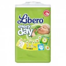 Лот: 4270848. Фото: 1. Подгузники Libero Everyday Mini... Детская гигиена