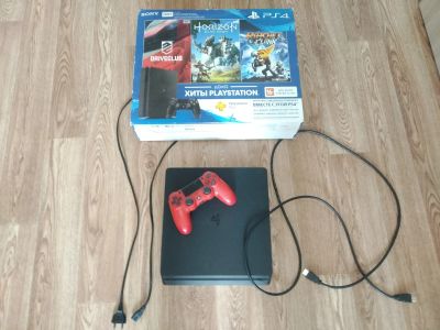 Лот: 17339039. Фото: 1. PlayStation 4 slim. Игровые приставки, консоли