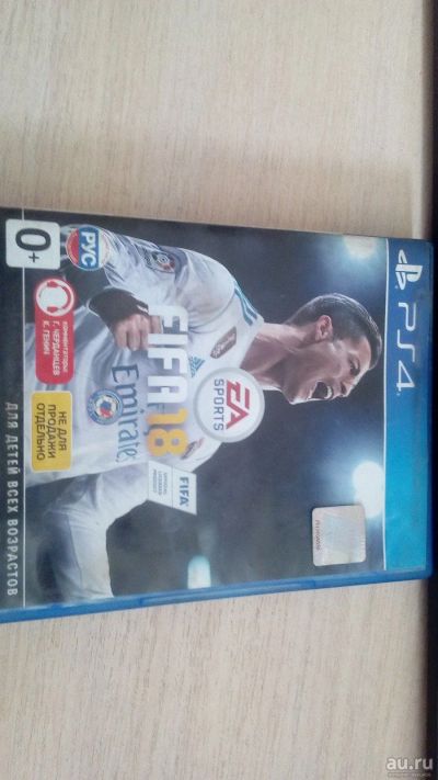 Лот: 18294225. Фото: 1. Диск PS4 FIFA18. Игры для ПК