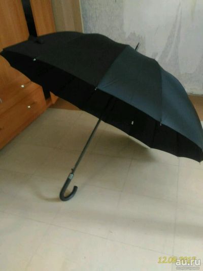 Лот: 10319965. Фото: 1. Зонт-трость мужской с чехлом. Зонты