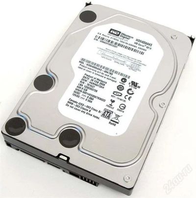Лот: 2756000. Фото: 1. Western Digital 640 Гб WD6400AAKS. Жёсткие диски (HDD)
