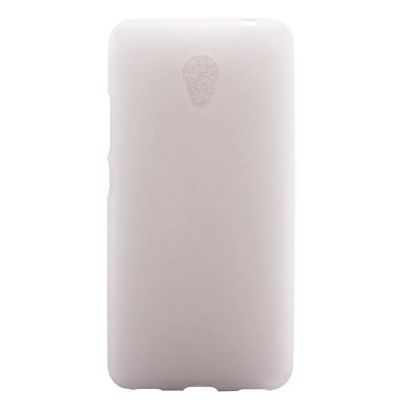 Лот: 11483354. Фото: 1. Чехол Meizu M5C Силикон Белый... Чехлы, бамперы