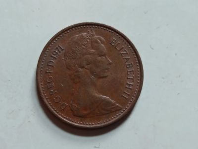 Лот: 19327967. Фото: 1. Великобритания 1971. 1/2 пенни... Великобритания и острова