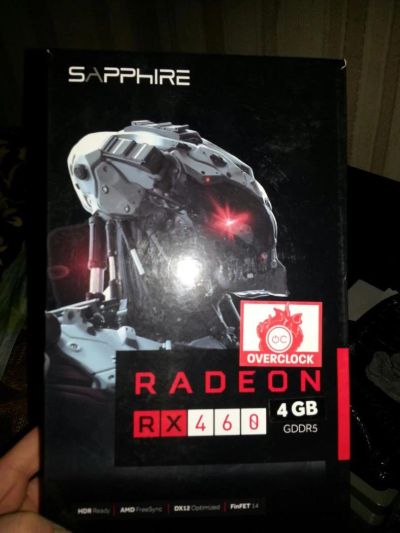 Лот: 11233019. Фото: 1. Видеокарта Radeon RX 460 4gb. Видеокарты