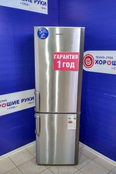 Лот: 17147486. Фото: 1. Холодильник beko cs 334020 x... Холодильники, морозильные камеры
