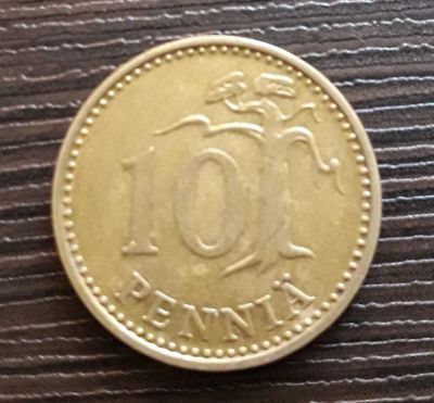 Лот: 13130409. Фото: 1. 10 pennia 1978, Финская. Европа