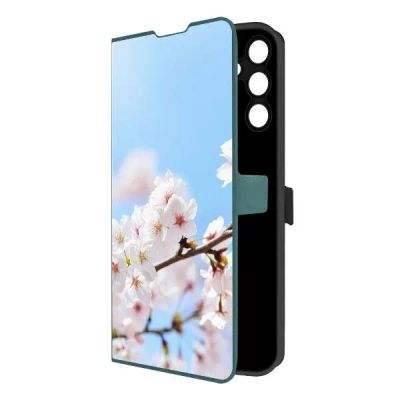 Лот: 25043814. Фото: 1. Чехол Krutoff Eco Book "Цветение... Чехлы, бамперы
