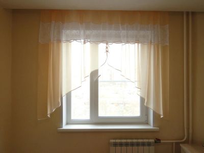 Лот: 9516431. Фото: 1. Штора кухонная 5. Шторы, тюль
