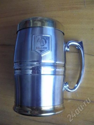 Лот: 275933. Фото: 1. термо-кружка с крышкой и сеточкой. Кружки, стаканы, бокалы