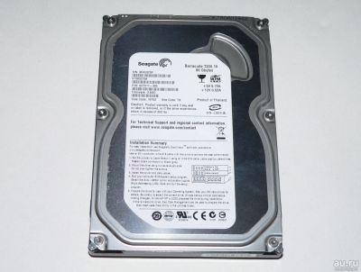 Лот: 13076810. Фото: 1. Неисправный IDE 80Gb Seagate Barracuda... Жёсткие диски