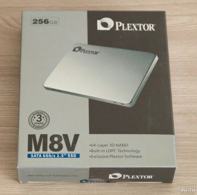 Лот: 15859677. Фото: 1. 256Gb SSD Plextor PX-256M8VC... SSD-накопители