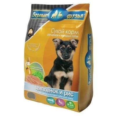Лот: 14544084. Фото: 1. Верные друзья Цыпленок/Рис 800г... Корма