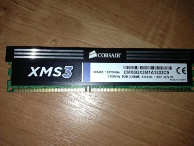 Лот: 7815127. Фото: 1. Оперативная память Corsair XMS3... Оперативная память