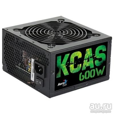 Лот: 13236095. Фото: 1. Блок питания AeroCool Kcas 600W... Корпуса, блоки питания