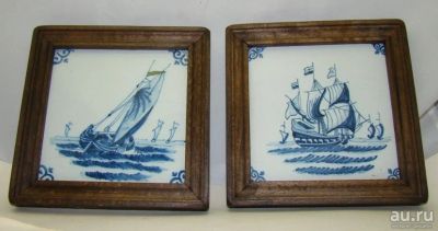Лот: 17817358. Фото: 1. Makkum настенные украшения плакетки... Другое (антиквариат)
