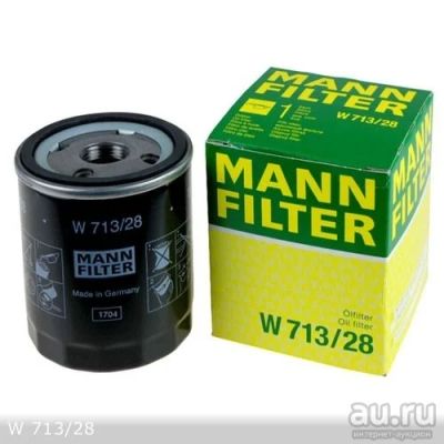 Лот: 17644848. Фото: 1. Масл.фильтр MANN W713/28. Расходные материалы
