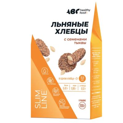 Лот: 23989904. Фото: 1. АВС хэлси фуд хлебцы льняные с... Спортивное питание, витамины