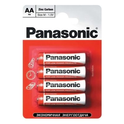 Лот: 24082281. Фото: 1. Батарейка Panasonic, АА (R6, 15D... Батарейки, аккумуляторы, элементы питания
