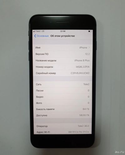 Лот: 13830232. Фото: 1. Телефон Apple iPhone 8 Plus 64Gb... Смартфоны