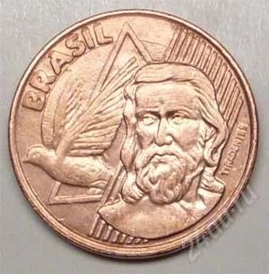 Лот: 1587805. Фото: 1. Бразилия. 5 сентаво 2003г. Америка
