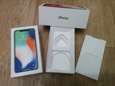 Лот: 12369656. Фото: 1. Коробка iPhone X, Space Gray 256Gb... Коробки, инструкции