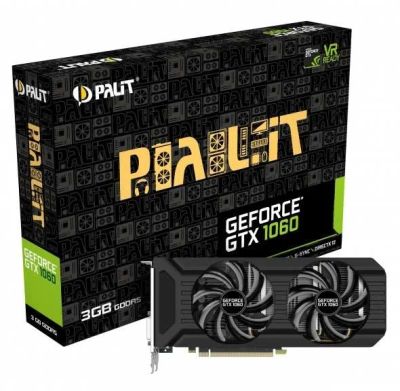 Лот: 9911322. Фото: 1. Видеокарта Palit GeForce GTX 1060... Видеокарты