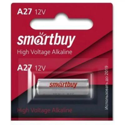 Лот: 24100889. Фото: 1. Батарейка Smartbuy, A27 (MN27... Батарейки, аккумуляторы, элементы питания