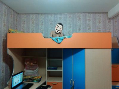 Лот: 5043770. Фото: 1. Кровать чердак (детская). Детские кровати и кроватки