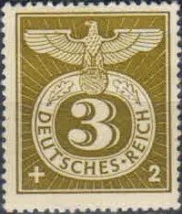 Лот: 20773337. Фото: 1. 1943. Германская империя. Штамп... Марки