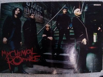 Лот: 6013343. Фото: 1. Постер плакат My chemical romance... Наклейки, карточки, вкладыши