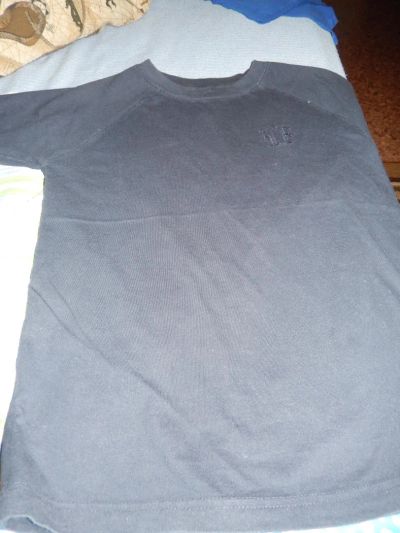 Лот: 5382260. Фото: 1. Футболка рост 158 синяя. Футболки, поло, топы, лонгсливы