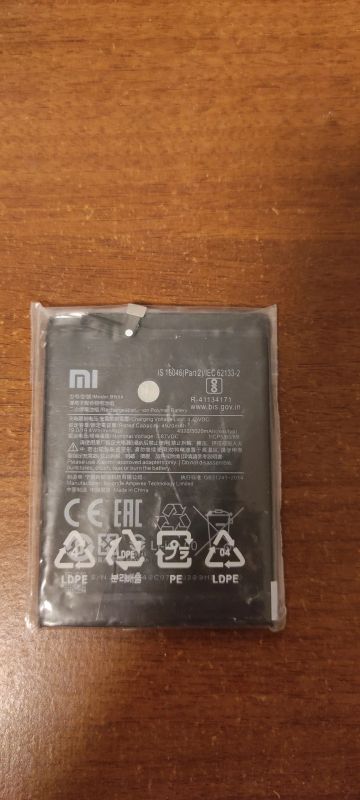 Лот: 18874985. Фото: 1. Xiaomi Redmi Note 9 Pro аккумулятор. Аккумуляторы