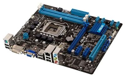 Лот: 5222695. Фото: 1. Мат. плата asus p8h61-m le r2... Материнские платы