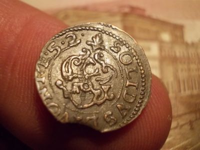 Лот: 15507181. Фото: 1. Аховый медный солид 16652 года... Россия до 1917 года