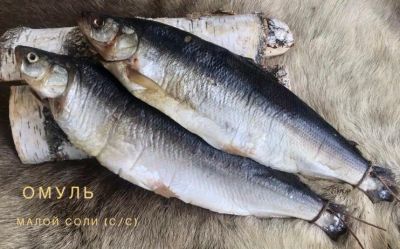 Лот: 14323143. Фото: 1. Омуль слабосоленый. Икра, рыба, морепродукты