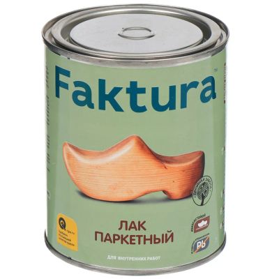 Лот: 24111622. Фото: 1. Лак Faktura, паркетный, глянцевый... Краски, лаки, растворитель