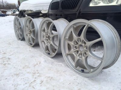 Лот: 10752648. Фото: 1. Редкие кованые JDM 16" mugen MF8... Диски