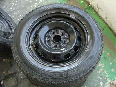 Лот: 512519. Фото: 1. Резина "липучка" на штампованых... Шины