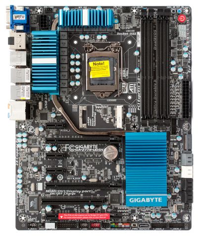 Лот: 16837358. Фото: 1. Топовая плата под LGA 1155: Gigabyte... Материнские платы
