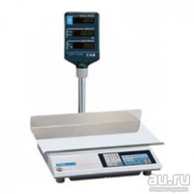Лот: 17069604. Фото: 1. Торговые весы CAS AP-15M BT (Под... Торговое