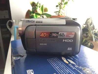Лот: 11224685. Фото: 1. Видеокамера Panasonic SDR-H40. Видеокамеры