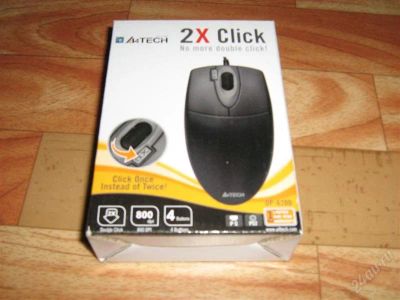 Лот: 1311123. Фото: 1. Мышь оптическая A4Tech 2X Click... Клавиатуры и мыши