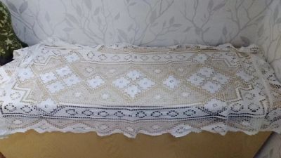Лот: 14756958. Фото: 1. Кружево (салфетка) 2. Скатерти, салфетки