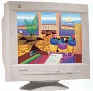 Лот: 53921. Фото: 1. Монитор 17" Viewsonic E71 cтавки... ЭЛТ-мониторы