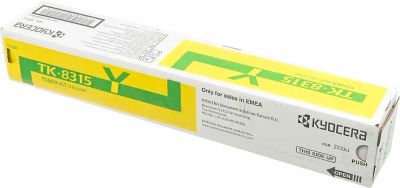 Лот: 21435750. Фото: 1. Картридж Kyocera TK-8315Y [1T02Mvanl0... Картриджи, расходные материалы