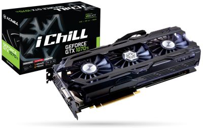 Лот: 12296715. Фото: 1. Inno3D GeForce GTX 1070Ti iChill... Видеокарты