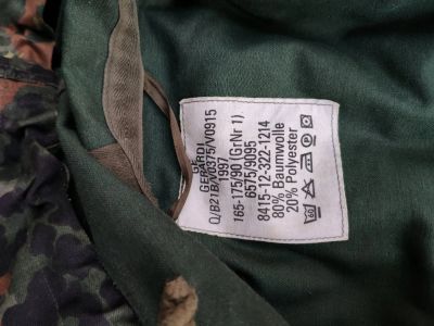 Лот: 12392783. Фото: 1. Полевая куртка бундесвер флекарн. Униформа